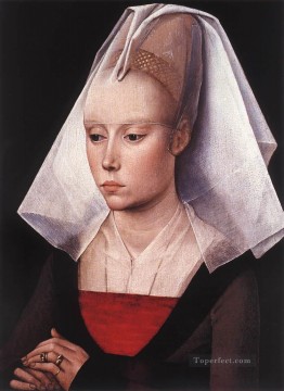 Retrato de una mujer pintor holandés Rogier van der Weyden Pinturas al óleo